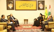 El ministro de Exteriores iraní y el secretario general de Hezbolá sostienen conversaciones sobre Palestina