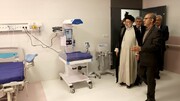 گشایش بیمارستان ۶۴ تختخوابی شهرستان رستم فارس با حضور رییس‌جمهور