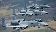 حمایت آمریکا از رژیم اسرائیل و ارسال جنگنده های تهاجمی ای۱۰ وارتداگ به منطقه