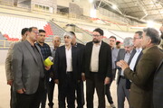 فیلم| بازدید وزیر ورزش و جوانان از سالن ۶ هزار نفره شیراز