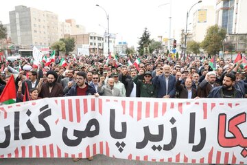 مردم اردبیل جنایات رژیم صهیونیستی را محکوم کردند