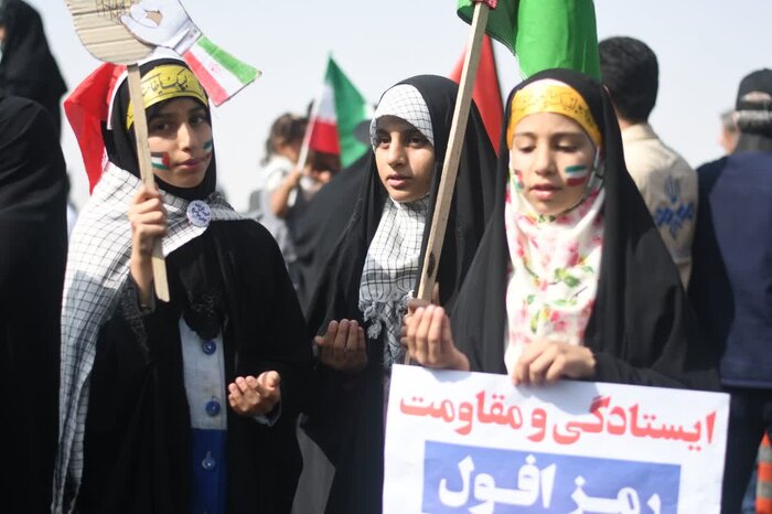 حاشیههای راهپیمایی حمایت از مردم فلسطین در بیرجند