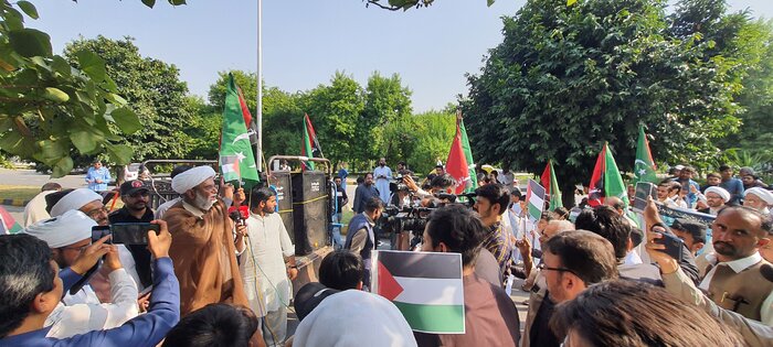 گزارش تصویری راهپیمایی‌های بزرگ همبستگی با فلسطین در پاکستان