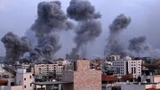 دور جدید بمباران مناطق مسکونی غزه توسط رژیم صهیونیستی + فیلم