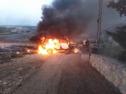 حمله رژیم صهیونیستی به خودروی غیرنظامی در جنوب لبنان/ یک نفر شهید شد