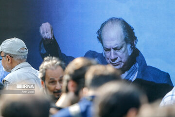 Funeral ceremony of Iranian acclaimed actor Atila Pesyani