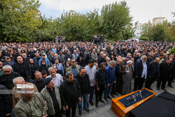 Funeral ceremony of Iranian acclaimed actor Atila Pesyani