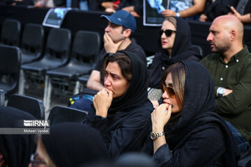 Funeral ceremony of Iranian acclaimed actor Atila Pesyani