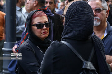 Funeral ceremony of Iranian acclaimed actor Atila Pesyani