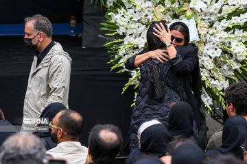 Funeral ceremony of Iranian acclaimed actor Atila Pesyani