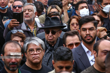 Funeral ceremony of Iranian acclaimed actor Atila Pesyani