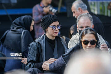 Funeral ceremony of Iranian acclaimed actor Atila Pesyani