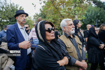 Funeral ceremony of Iranian acclaimed actor Atila Pesyani