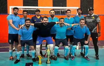 اداره کل بنادر بوشهر قهرمان مسابقات فوتسال بزرگداشت هفته دفاع مقدس شد