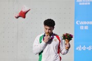 زارعی: طلای علیپور بهترین اتفاق سنگنوردی ایران بود