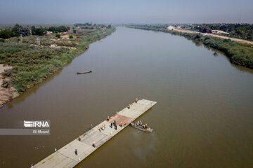 Les ponts flottants de l’Armée iranienne