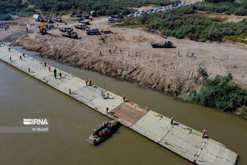 Les ponts flottants de l’Armée iranienne