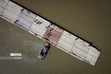 Les ponts flottants de l’Armée iranienne