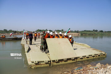 Les ponts flottants de l’Armée iranienne