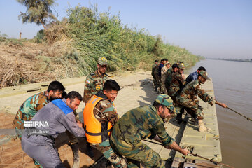 Les ponts flottants de l’Armée iranienne