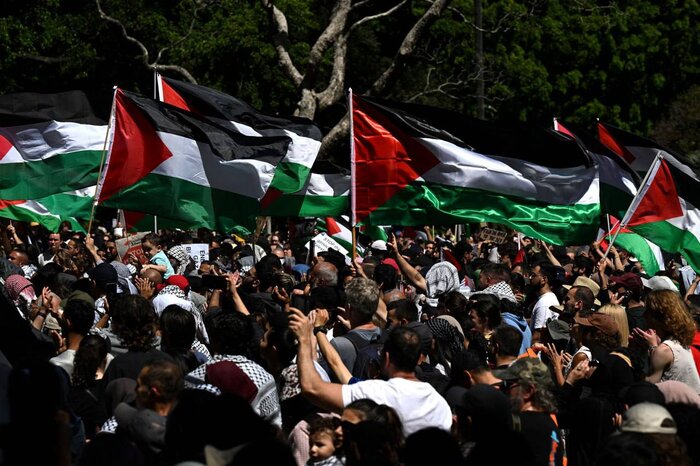 تداوم همبستگی با ملت فلسطین/ تظاهرات در سیدنی، توکیو، سئول وژوهانسبورگ+ فیلم و عکس