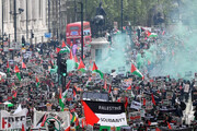 وحشت انگلیس از شعار آزادی فلسطین/لندن درباره تداوم تظاهرات ضدصهیونیستی هشدار داد