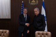 وحشت و فرار  بلینکن و نتانیاهو در پی آژیر خطر و رفتن به پناهگاه