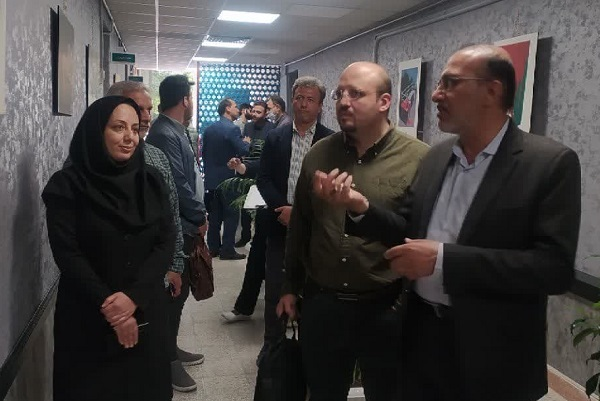 نمایشگاه «طوفان الاقصی» در مرکز «سعید کاظمی آشتیانی» افتتاح شد