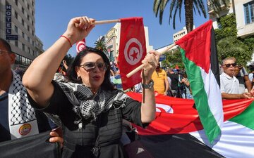Manifetations pro-Palestine en Tunisie