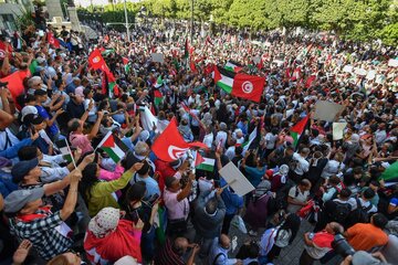 Manifetations pro-Palestine en Tunisie