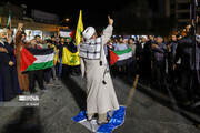 Gathering in southwest Iran in protest to Zionist crimes