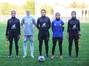 برتری تیم ملی فوتبال بانوان برابر خاتون بم در دیداری تدارکاتی