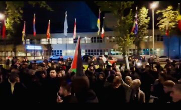 تجمع حامیان فلسطین در لاهه + فیلم