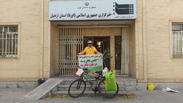 دوچرخه‌سوار ایرانگرد: بیش از ۵۵ هزار کیلومتر رکاب زده‌ام