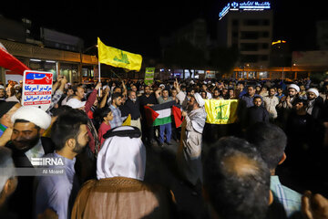 Gathering in southwest Iran in protest to Zionist crimes