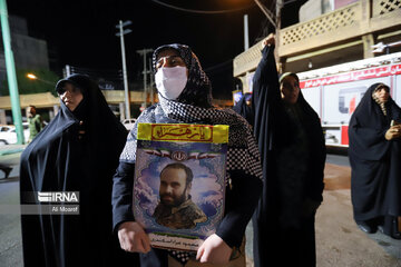 Gathering in southwest Iran in protest to Zionist crimes