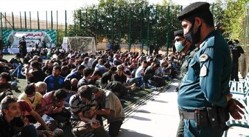 ۱۱۱ معتاد متجاهر در مشهد جمع آوری شدند