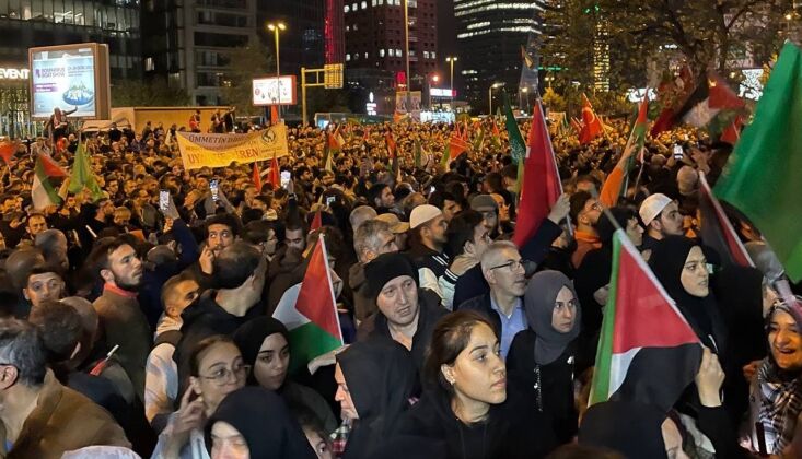 Türkiye'de binlerce kişi İsrail'i protesto etti