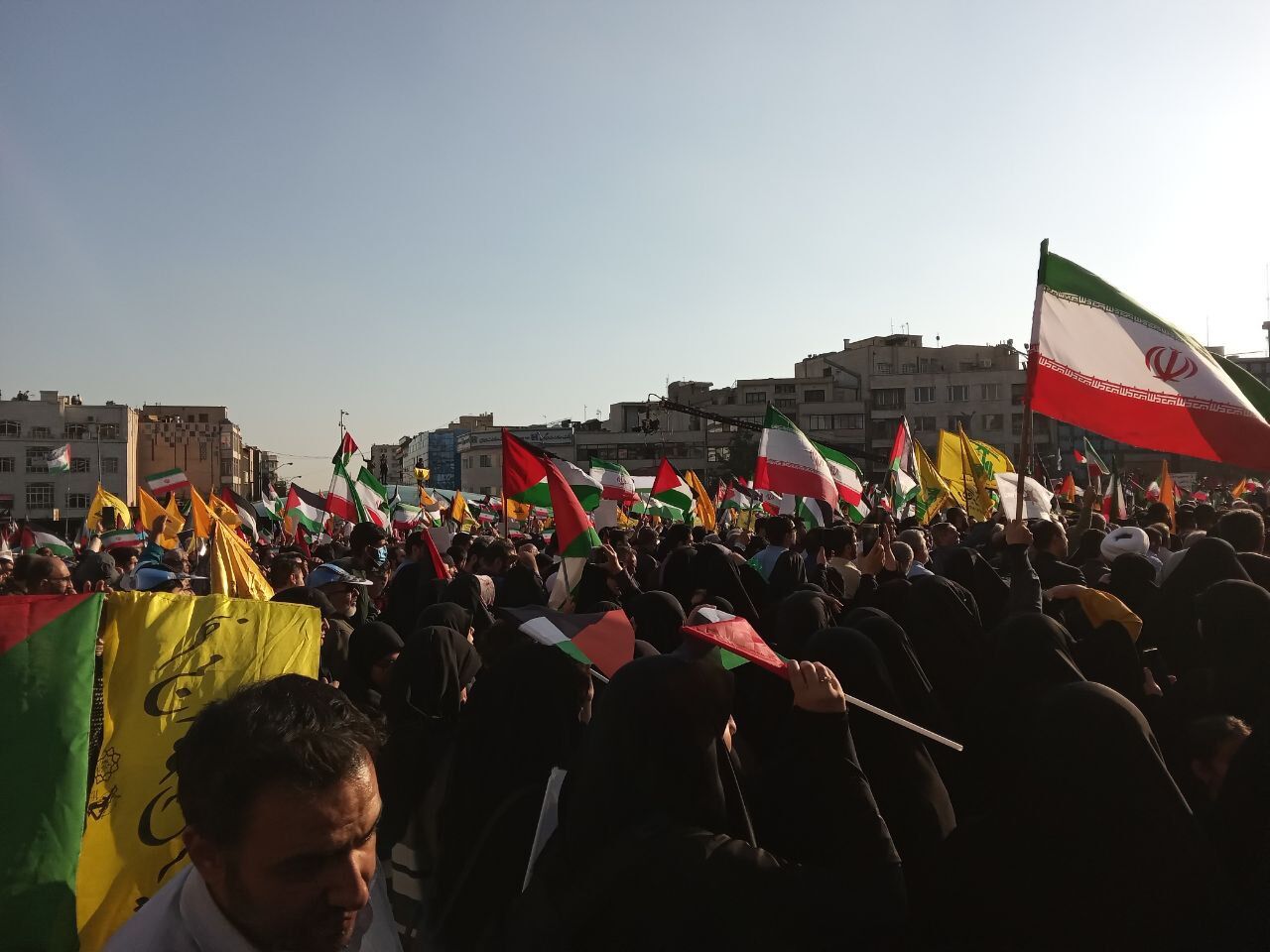 پیام حضور مردم ایران حمایت از فلسطین تا پای جان است