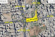 اعلام محدودیت ترافیکی میدان کلبه سعدی برای ساخت خط ۲ مترو شیراز