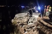 سانحه رانندگی در جاده کهنوج به قلعه گنج کرمان جان هفت نفر را گرفت