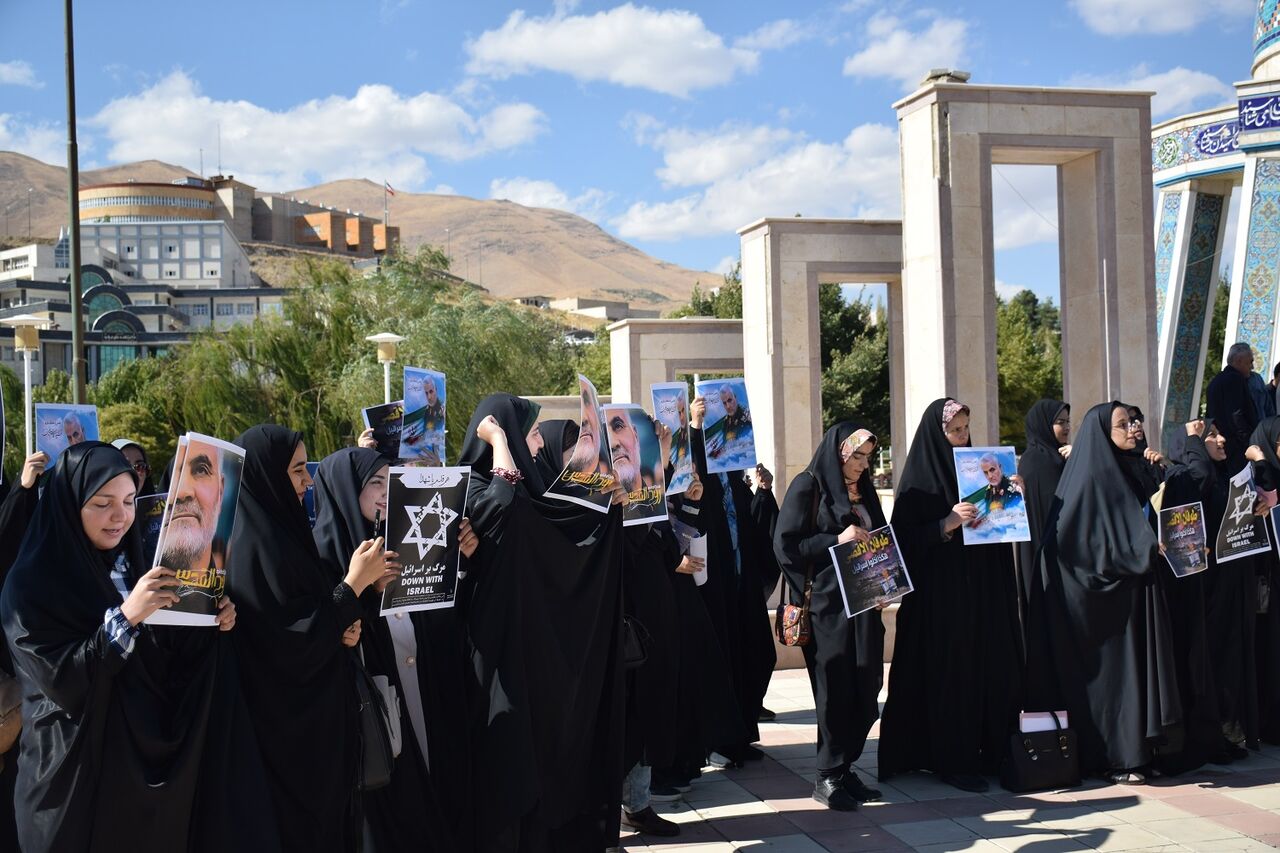 دانشجویان دانشگاه کردستان جنایات رژیم صهیونیستی را محکوم کردند