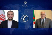 وزيرا خارجية إيران والجزائر يؤكدان ضرورة وقف جرائم الاحتلال في غزة