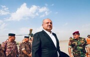 بازدید غیر منتظره وزیر دفاع عراق از پایگاه آمریکایی «عین الاسد»