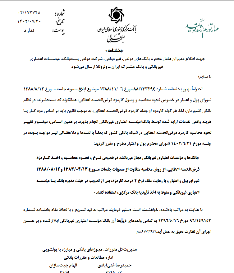 تعیین کارمزد وام قرضالحسنه به بانکها واگذار شد/ ۲.۵ برابر شدن جوایز قرعهکشی