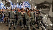 اعتراض نظامی صهیونیست به ورود نتانیاهو به پایگاهی در جنوب سرزمین‌های اشغالی+ فیلم