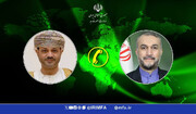 تاکید وزیران خارجه ایران و عمان بر کمک‌رسانی هماهنگ کشورهای اسلامی به مردم  فلسطین