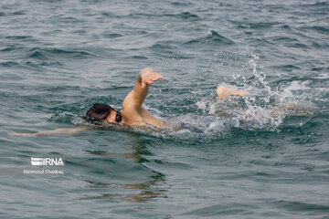 Sea swimming in Persian Gulf