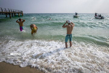 Sea swimming in Persian Gulf