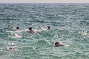 Sea swimming in Persian Gulf